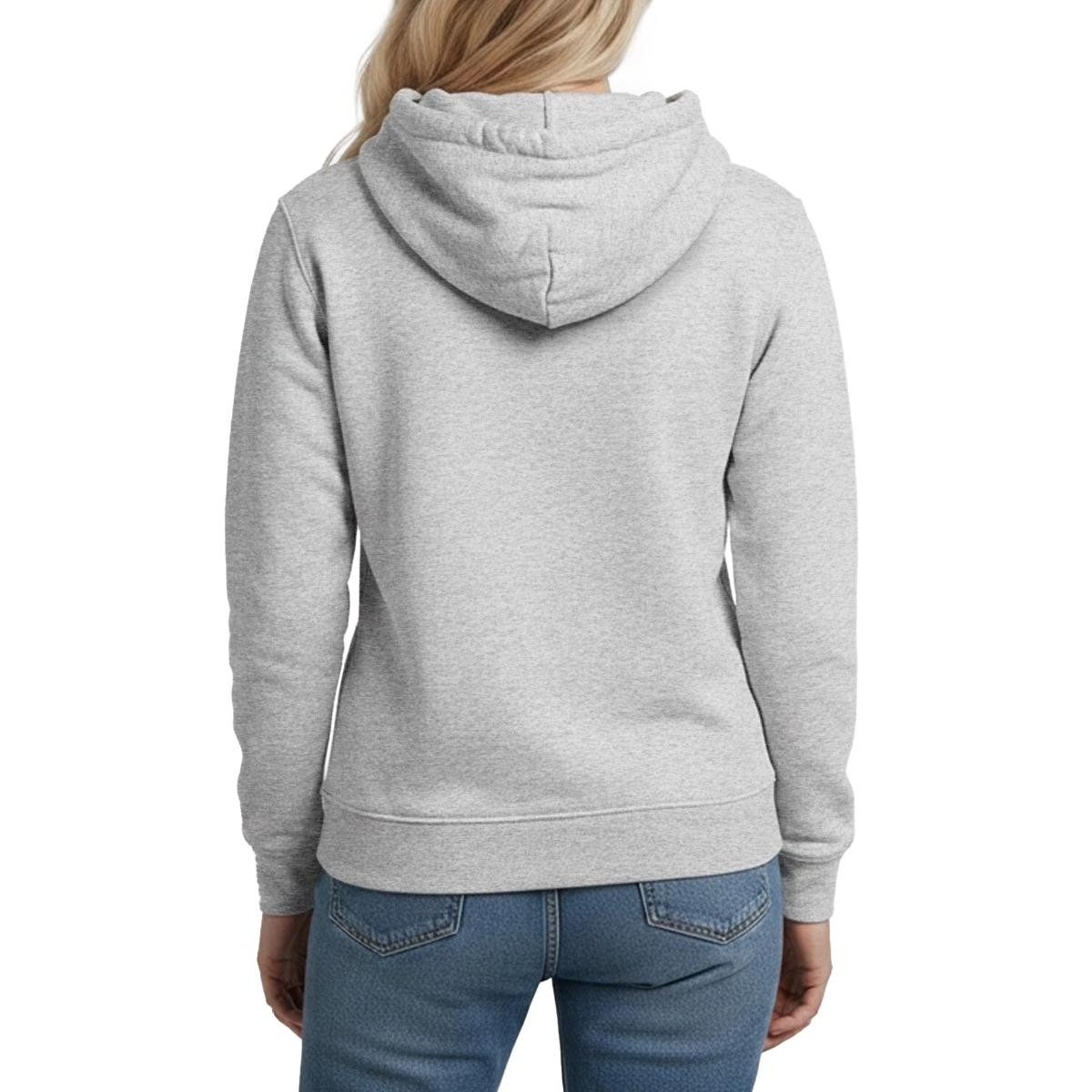 Spreadshirt Hoodie Emily In Paris Emily Schwarz-Weiß Bild Mit Blumen Damen Hoodie (1-tlg)