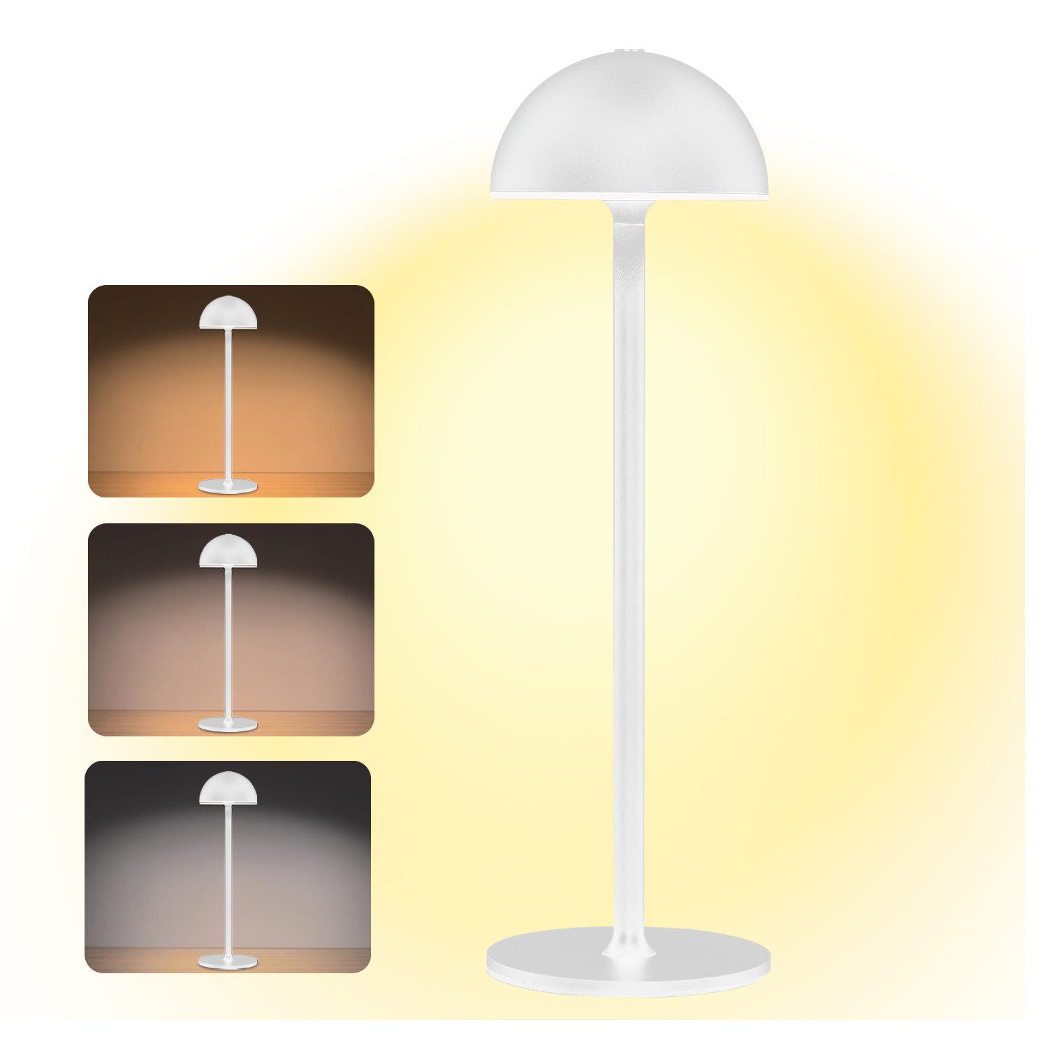 ibettertec Nachttischlampe Tischlampe Kabellos Dimmbare Warmweiß günstig online kaufen