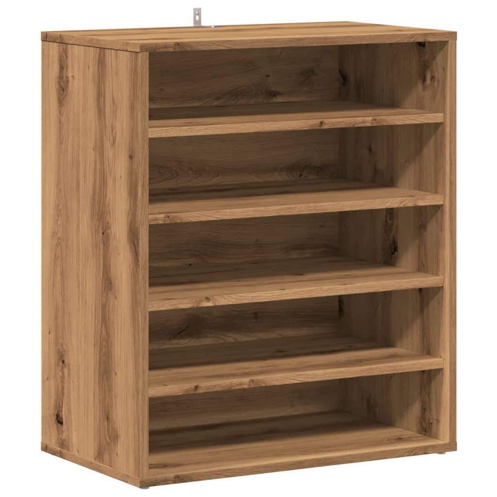 vidaXL Schuhschrank Schuhregal Artisan-Eiche 60x35x70 cm günstig online kaufen