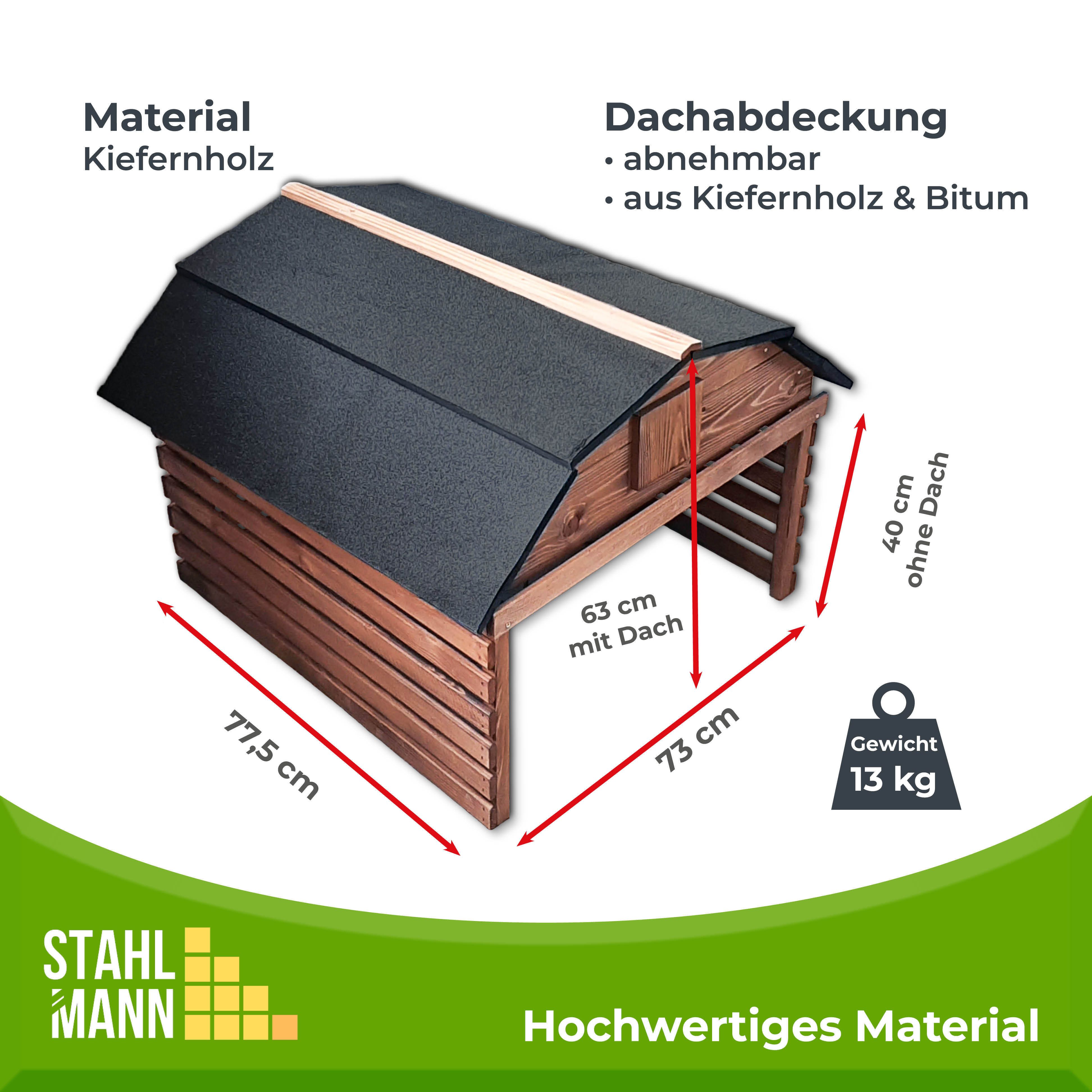 STAHLMANN COMMERCE GmbH Mähroboter-Garage STAHLMANN® Mähroboter günstig online kaufen
