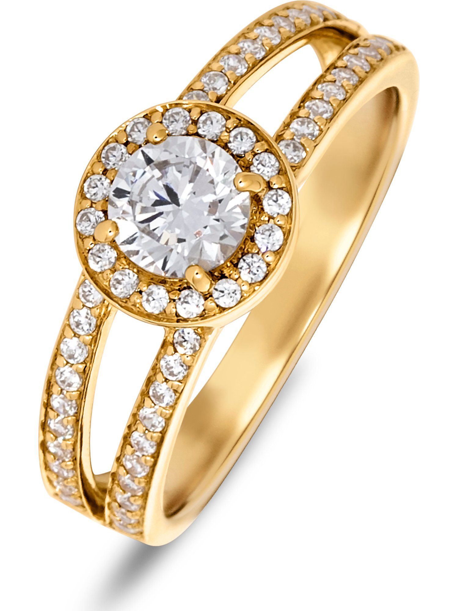 FAVS Fingerring FAVS Damenring, Zirkonia