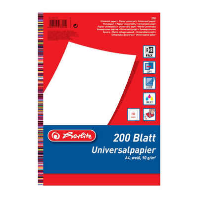 Herlitz Geschäftspapier Herlitz Universalpapier / Kopierpapier / 200 Blatt / A4 / 90g/m²