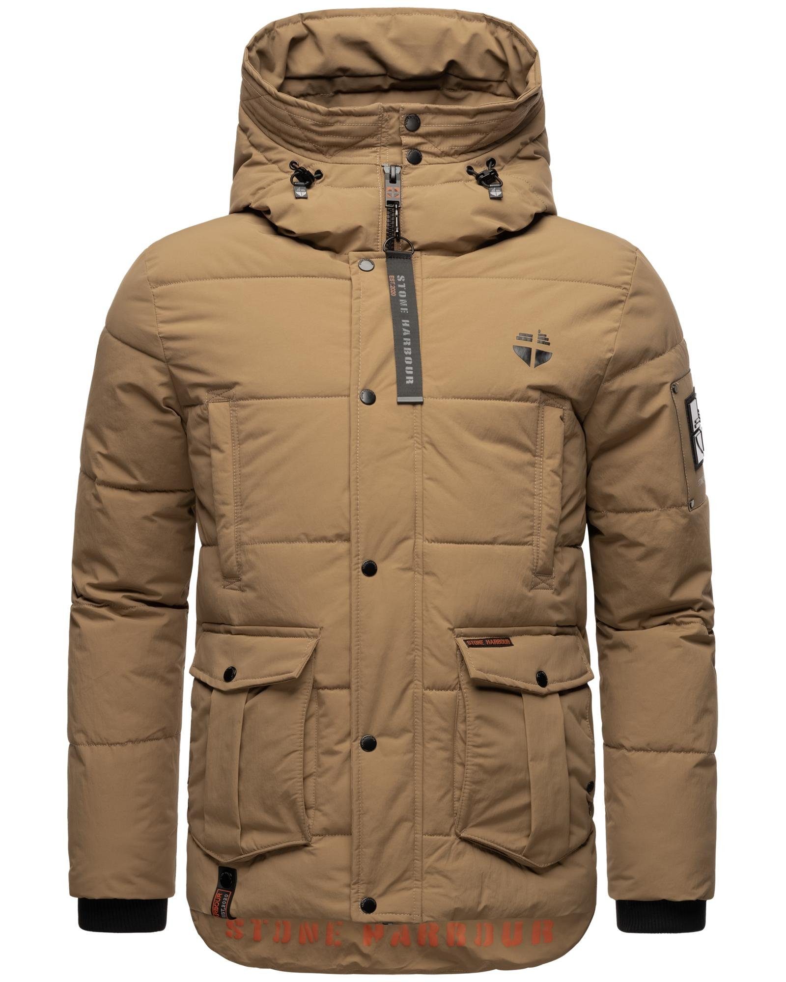 Stone Harbour Outdoorjacke Admaroo Stylische Winterjacke mit Teddyfell-Innenfutter