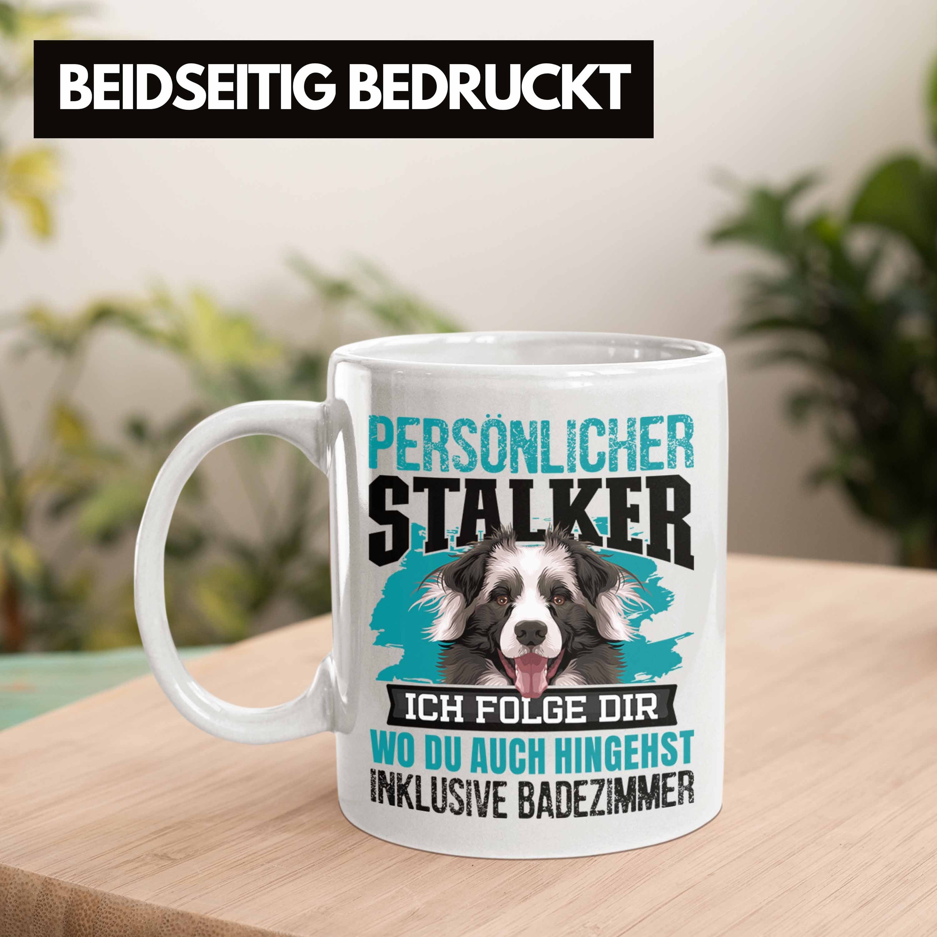 Tasse Weiss K Collie Geschenk Bordercollie Hundebesitzer Border Trendation Geschenkidee Tasse