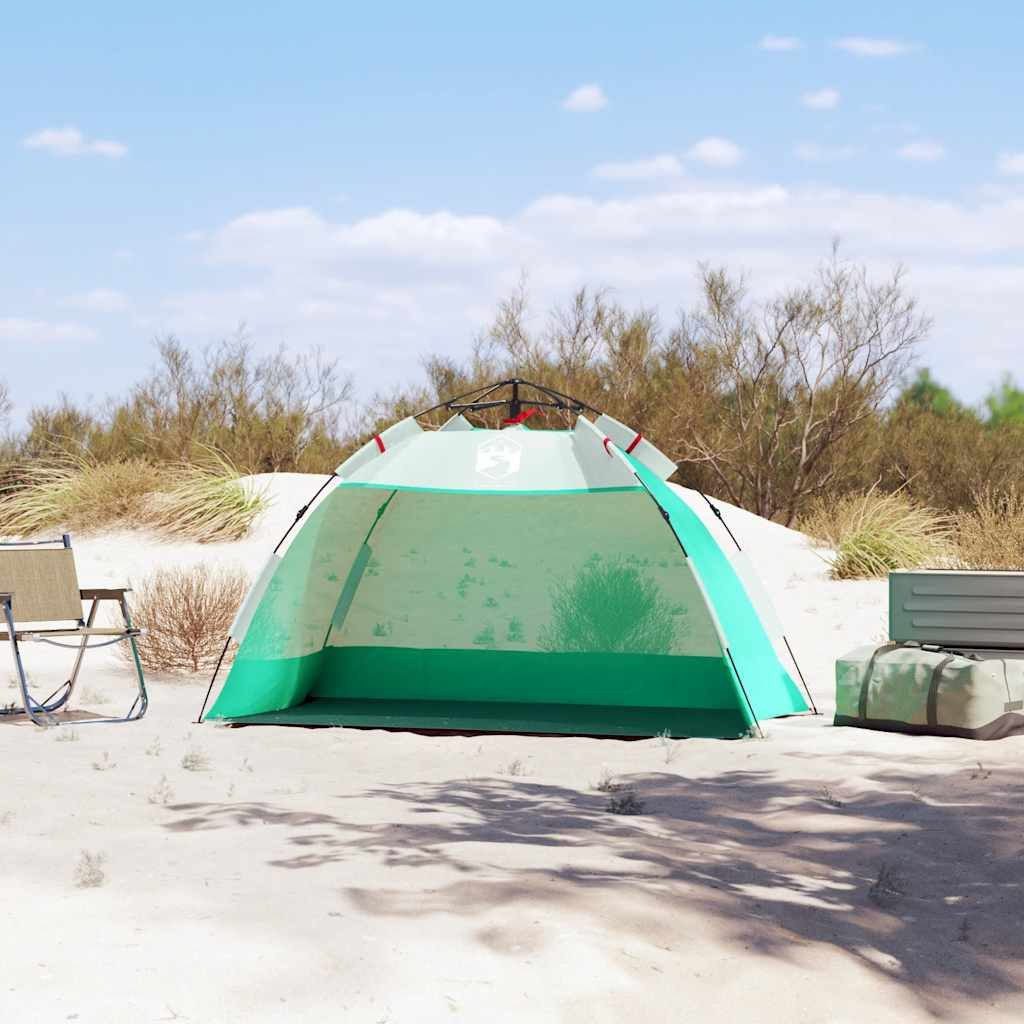 vidaXL Kuppelzelt Strandzelt 2 Personen Seegrün günstig online kaufen