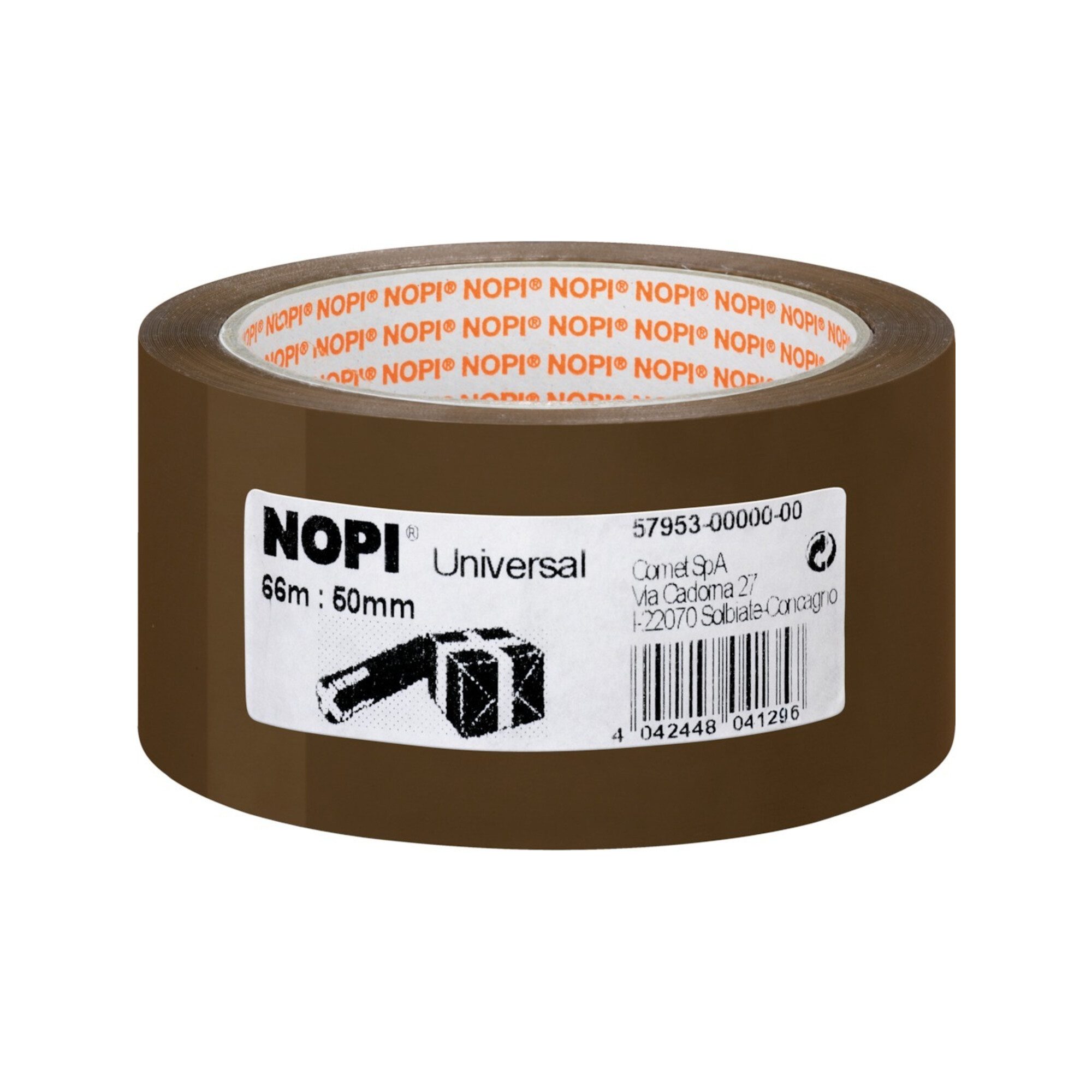tesa Klebeband Nopi TESA, Pack universal 66mx50mm braun 6 Stk