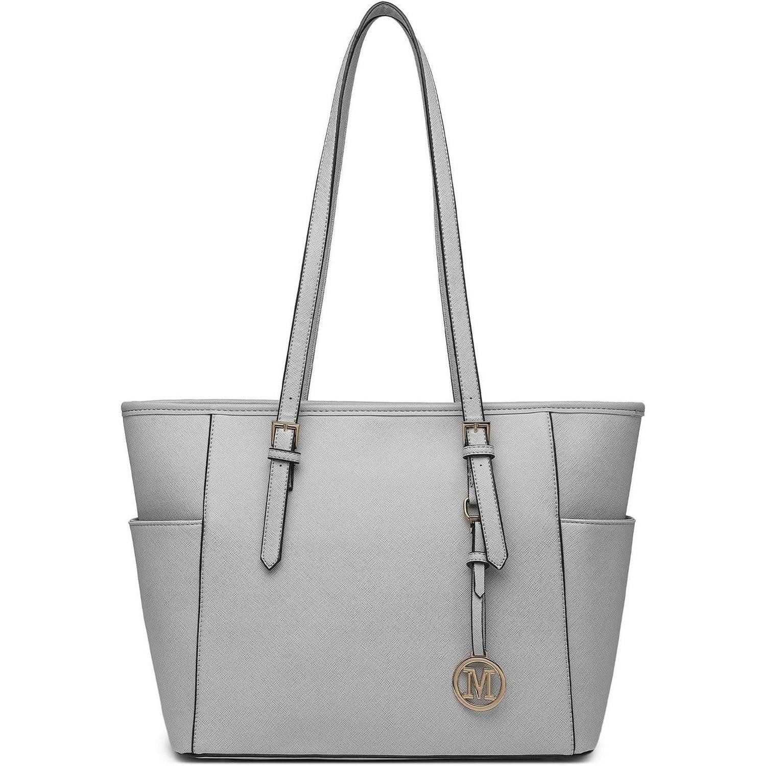 Handtasche Damen Handtasche Groß Shopper Tote Schultertasche 28cm Echtleder Miss