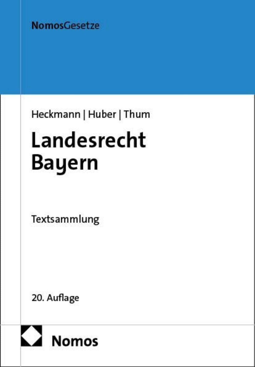 Landesrecht Bayern / diverse