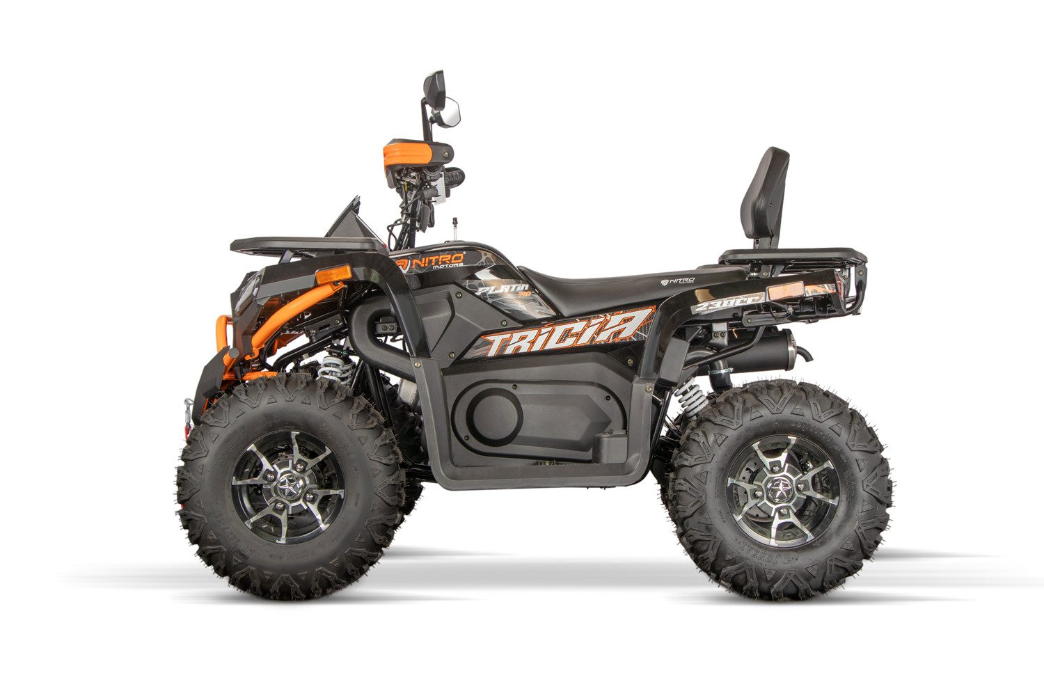 Smarty Elektro-Kinderquad 230cc maxi Quad Tricia CVT RS10 Platin inkl. Seilwinde