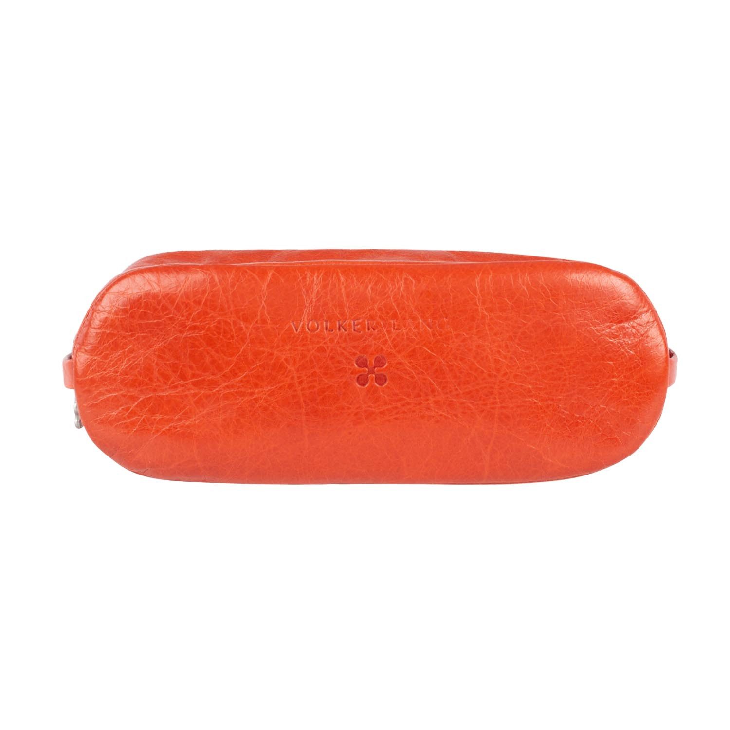VOLKER LANG Make-Up Organizer MAKE UP POUCH  Stilvolle Kosmetiktasche aus Leder für Make-up &