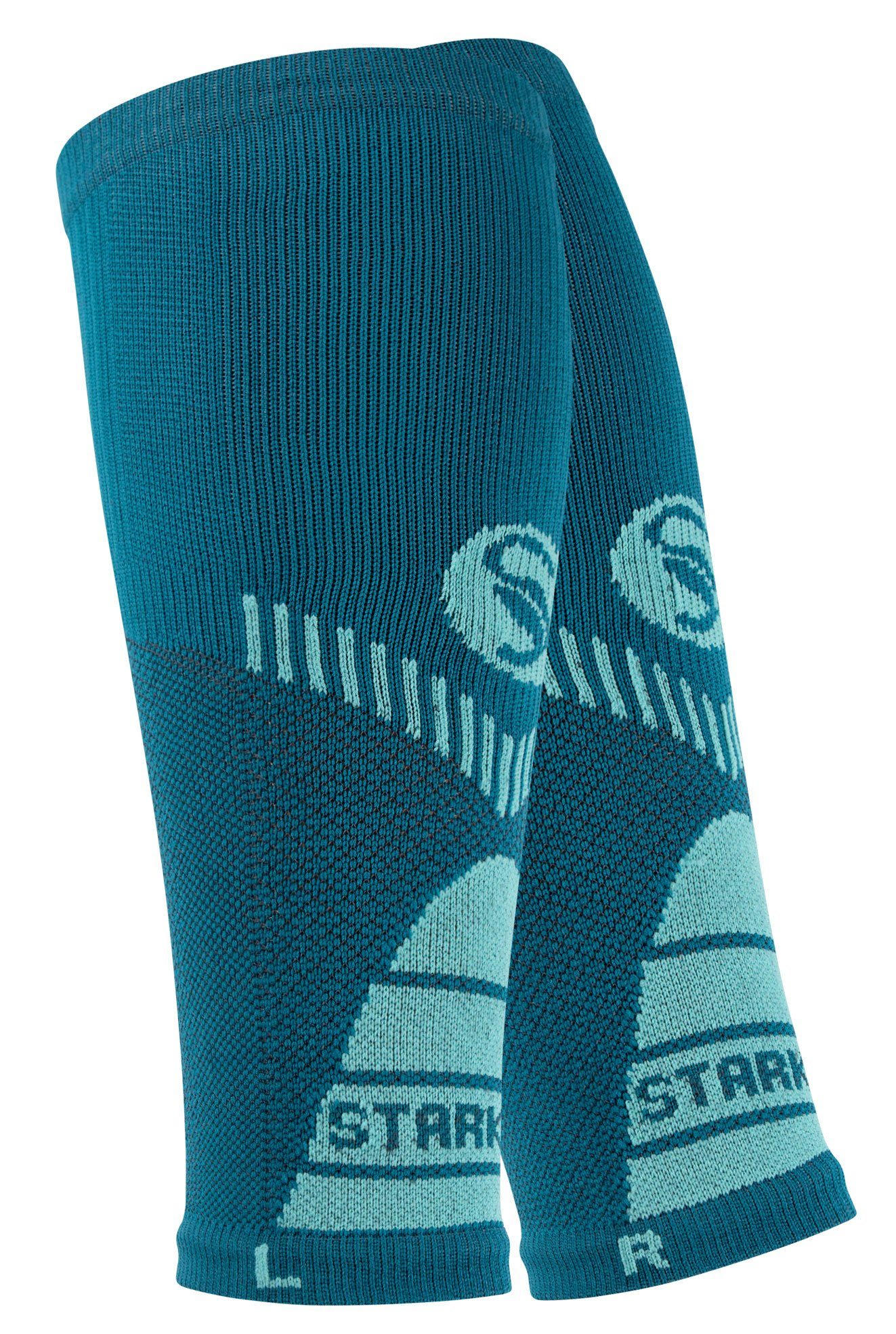 und Waden-Kompressionsstrümpfe ohne Sport Damen Laufsocken Paar Herren 2 Fuß, Soul® Petrol Stark für