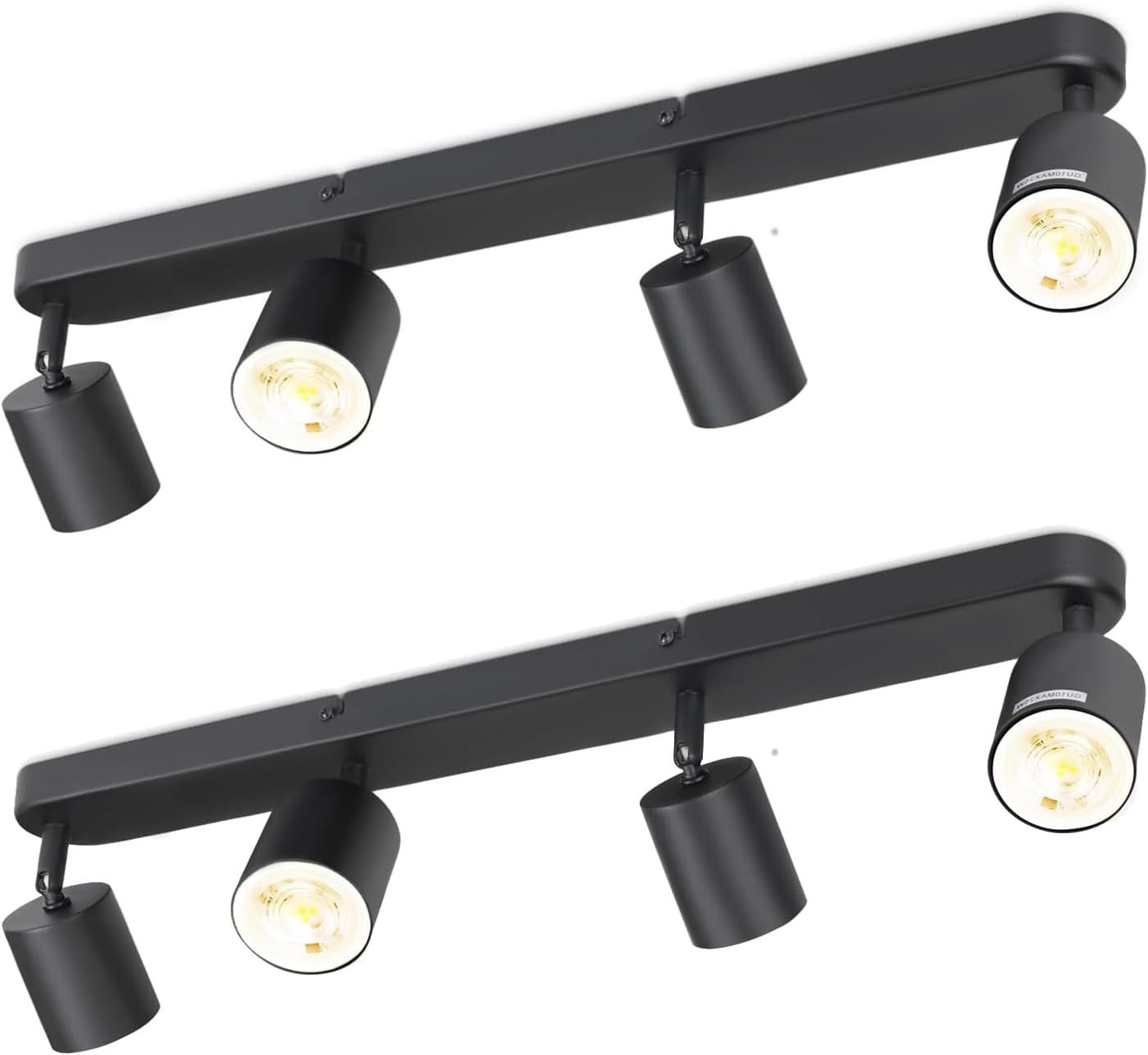 ZMH Deckenstrahler 4 Flammig - Modern Deckenspots GU10 Schlafzimmer Wohnzim günstig online kaufen