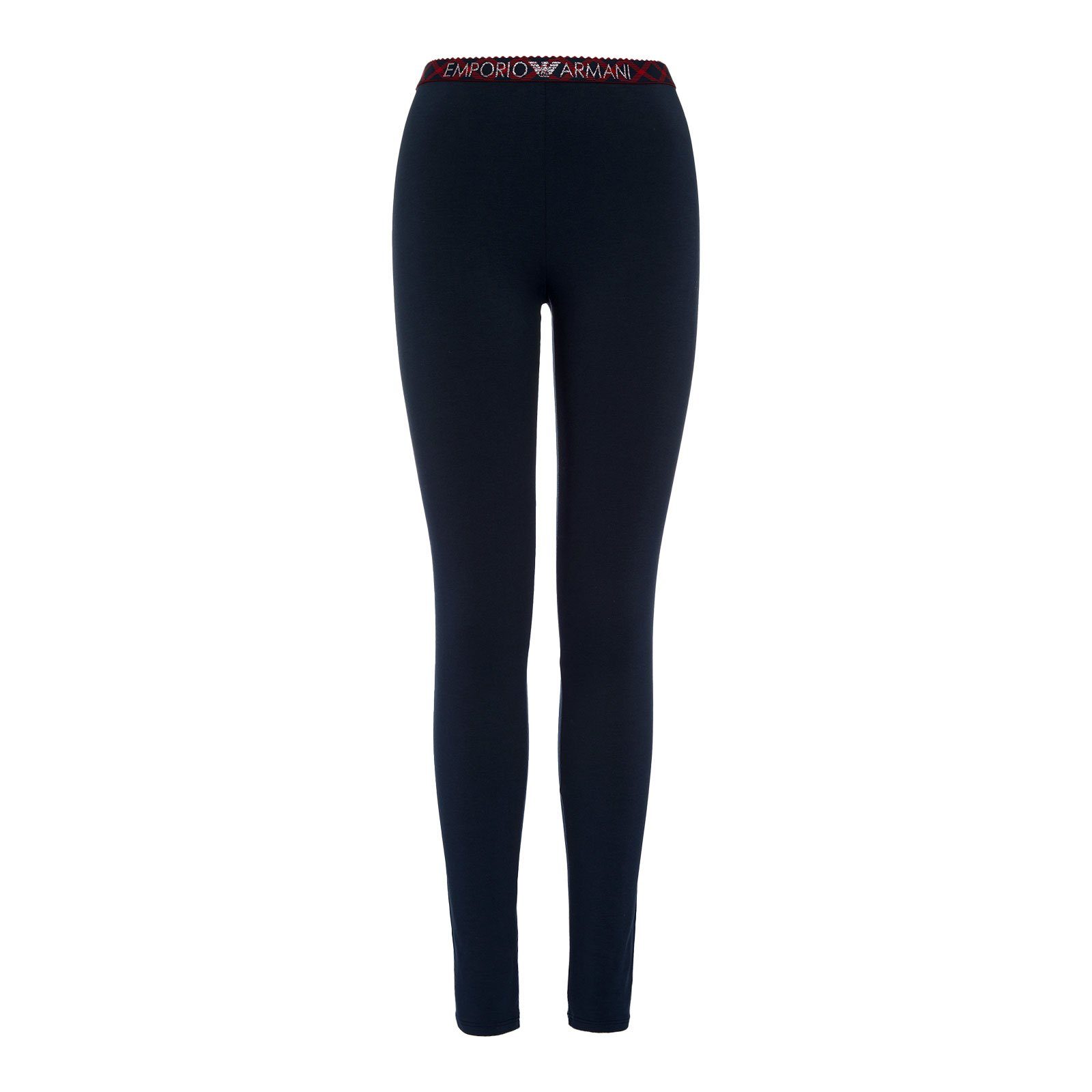 Emporio Armani Leggings Leggings mit umlaufendem Markenschriftzug am Bund