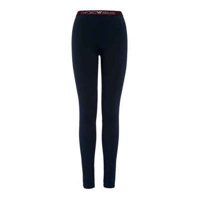 Emporio Armani Leggings Leggings mit umlaufendem Markenschriftzug am Bund