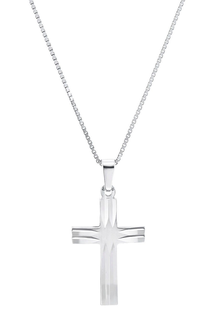 Cross, in Amor Germany Silver Kette 9070459, mit Made Anhänger