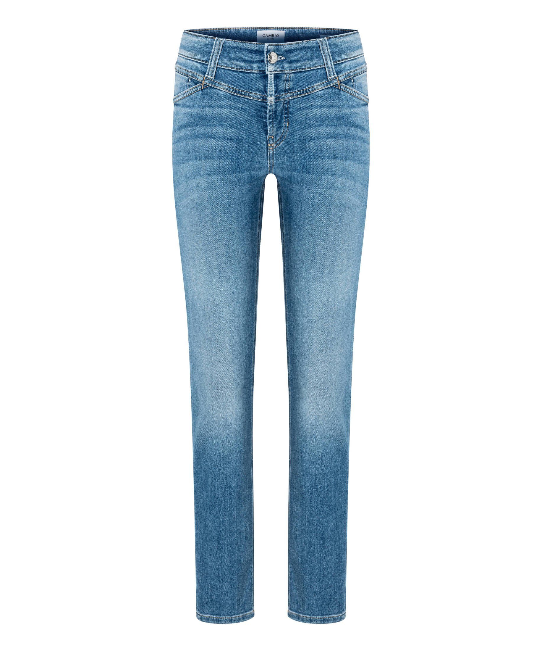 Cambio 5-Pocket-Jeans Damen Jeans PARLA SEAM (1-tlg) | Stretchjeans