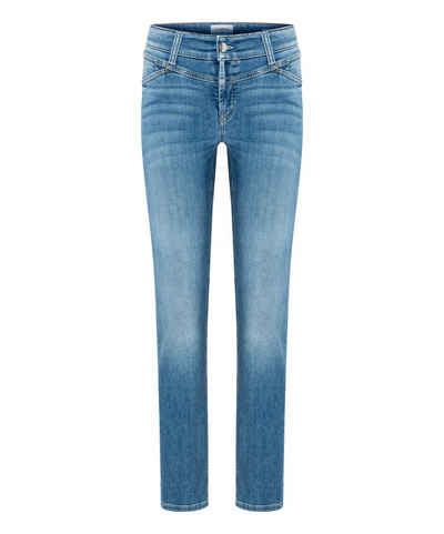 Cambio 5-Pocket-Jeans Damen Jeans PARLA SEAM (1-tlg)
