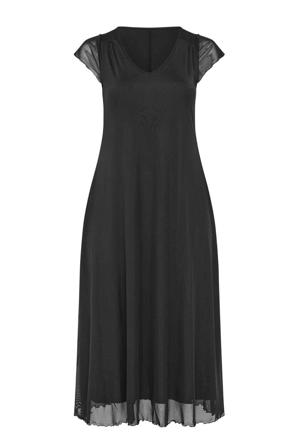 Shape of You Midikleid Plus Size V-Ausschnitt Kurzarm Midi Kleid