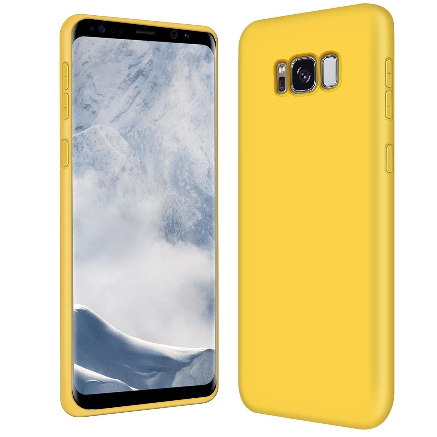 CoolGadget Handyhülle »Silikon Colour Series Slim Case« für Samsung Galaxy  S8 5,8 Zoll, Hülle innen weich Handy Cover für Samsung S8 Schutzhülle  online kaufen | OTTO