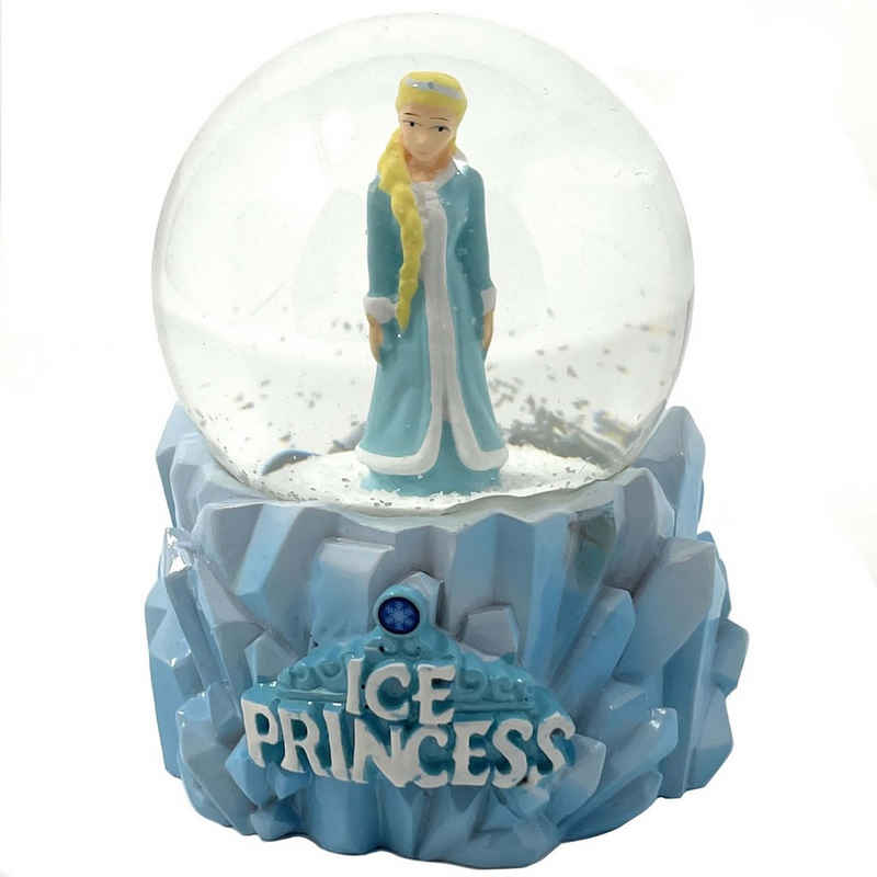 TOBJA Schneekugel Schneekugel Prinzessin mit Glitzer, Eiskönigin Kugel aus Glas