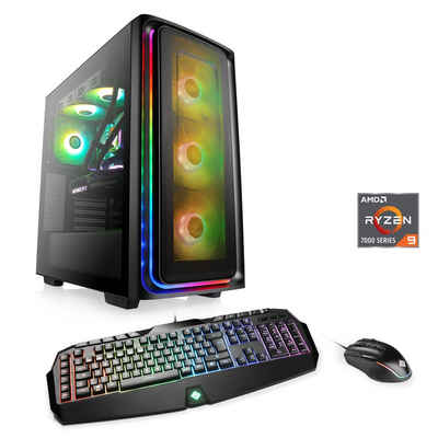 CSL Aqueon A99319 Extreme Edition Gaming-PC (AMD Ryzen 9 7950X3D, ASUS ROG STRIX GeForce RTX4090, 64 GB RAM, 4000 GB SSD, Wasserkühlung)