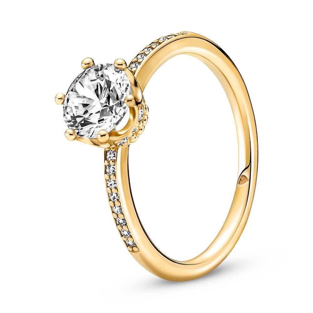 Fingerring Damenring Solitär mit Zirkoniasteinen von PANDORA