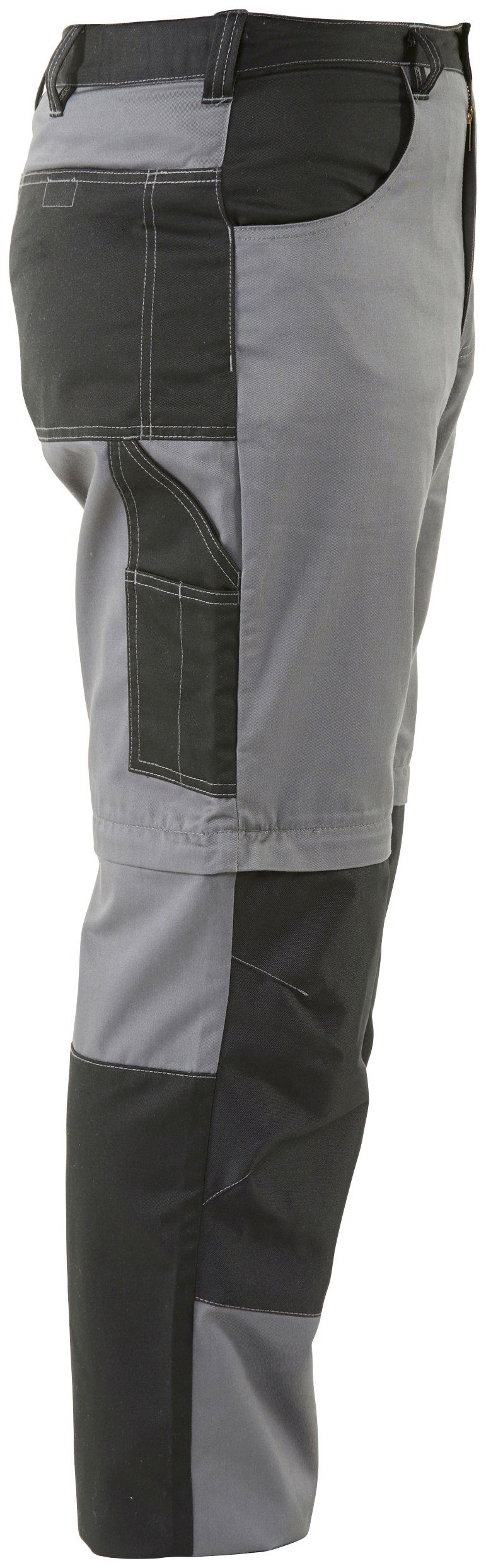 in einem Arbeitshose Kniebereich, Country Zipp-off (verstärkter Northern und Shorts 8 mit Funktion: Beinverlängerung lange Worker möglich, Taschen) Arbeitshose