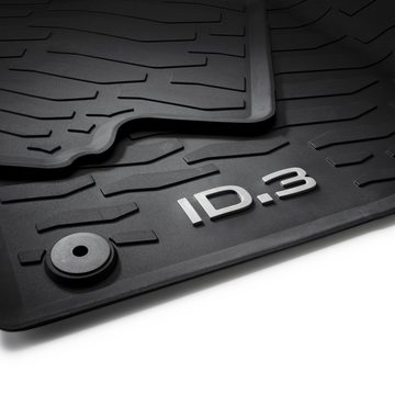 Volkswagen Passform-Fußmatten ID.3 (5 St), für VW ID.3 SUV, Gummifußmatten vorne und hinten, rutschfest, abwaschbar,10B061500 82V