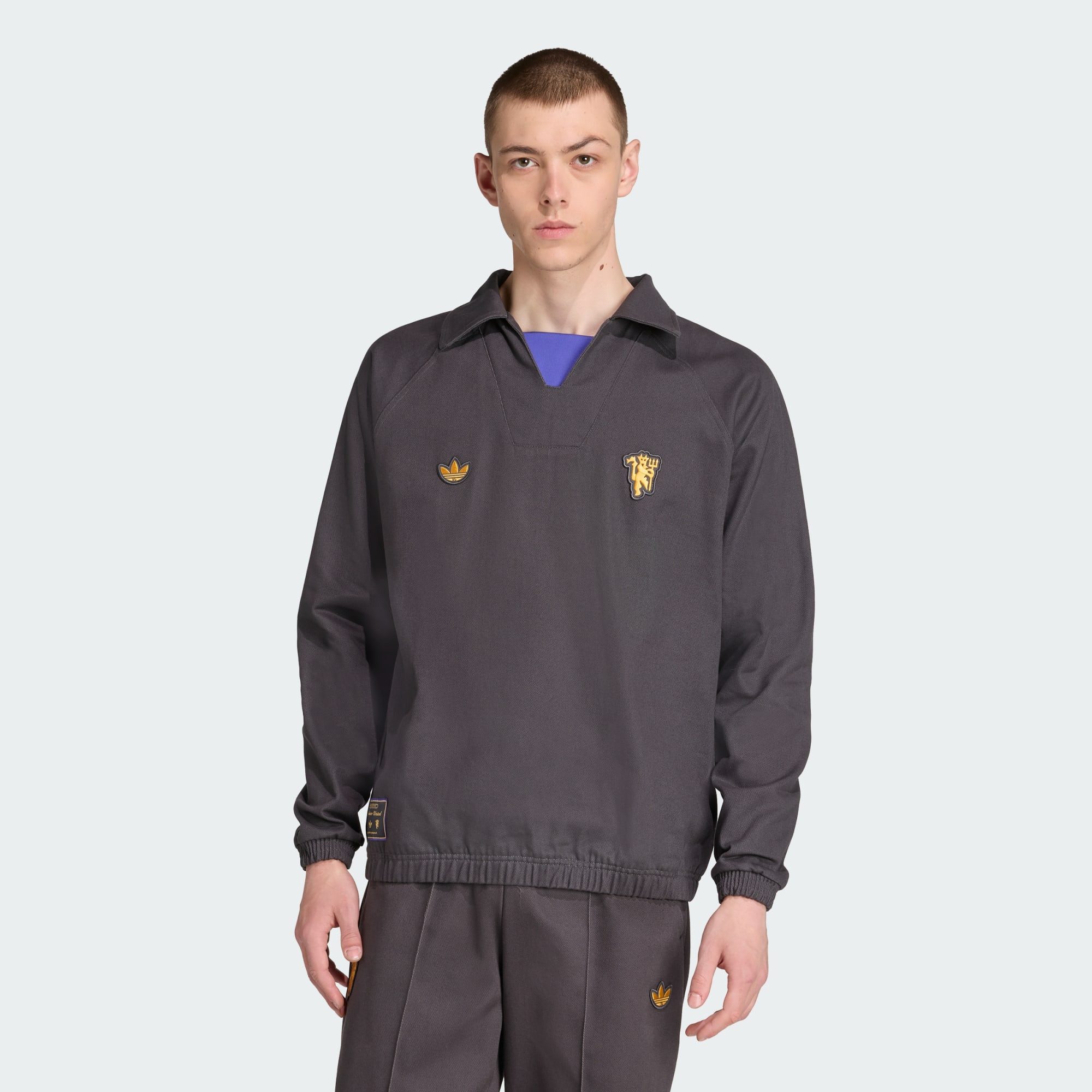 adidas Originals Longpullunder MANCHESTER UNITED TERRACE ICONS DRILL TOP (1-tlg)