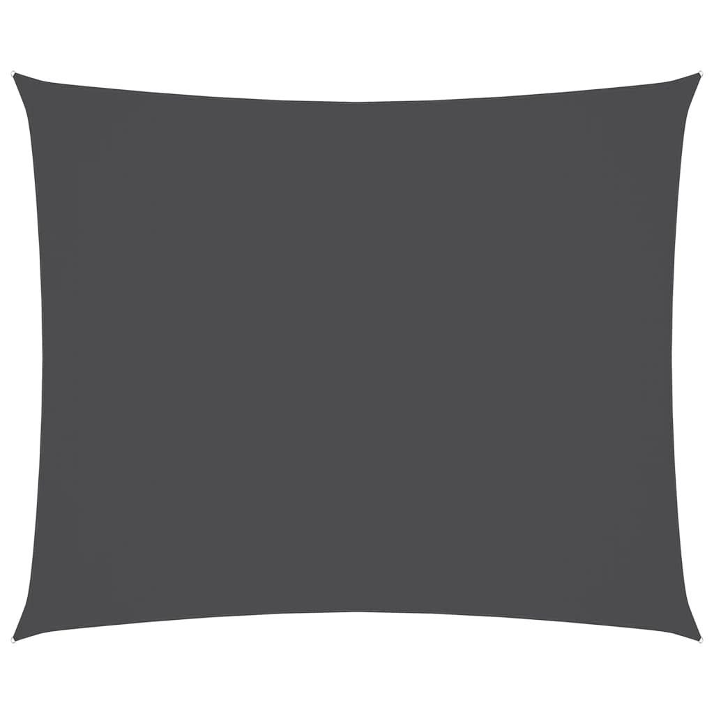 Sonnensegel Sonnensegel Oxford-Gewebe Rechteckig 2,5x3,5 m Anthrazit