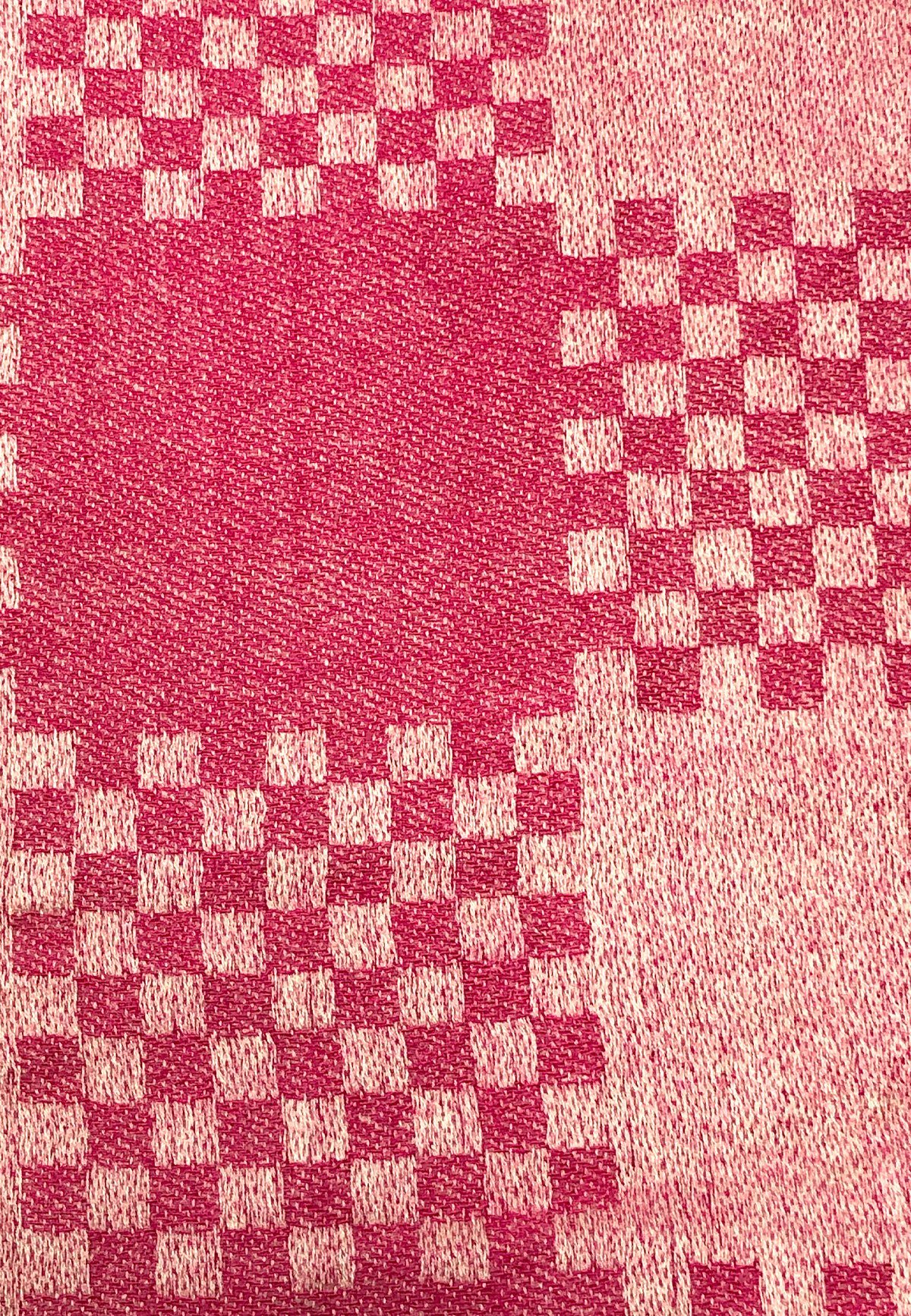 Modeschal Muster, Vintage Weicher in 5092 Pink enflame Hals (1-St), Mode Wollschal Tuch