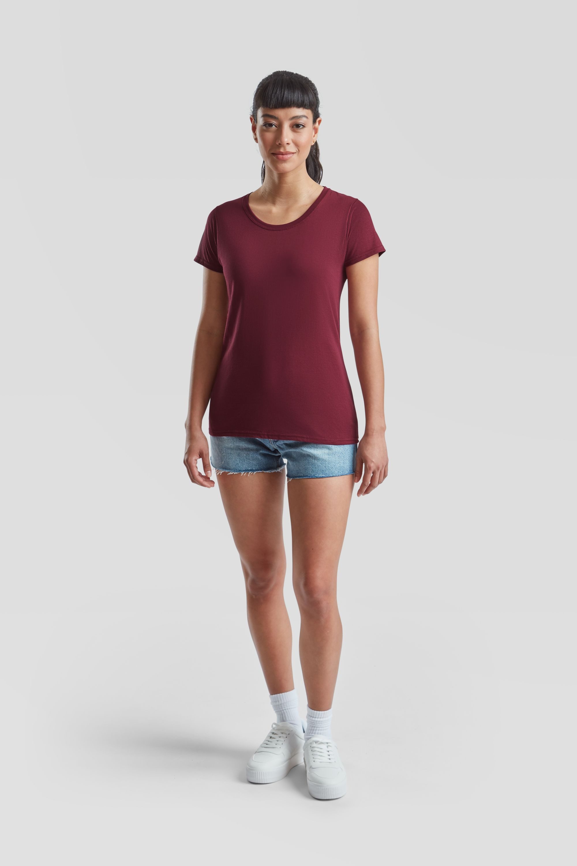 Fruit of the Loom Rundhalsshirt Fruit of the Loom Valueweight T Lady-Fit günstig online kaufen