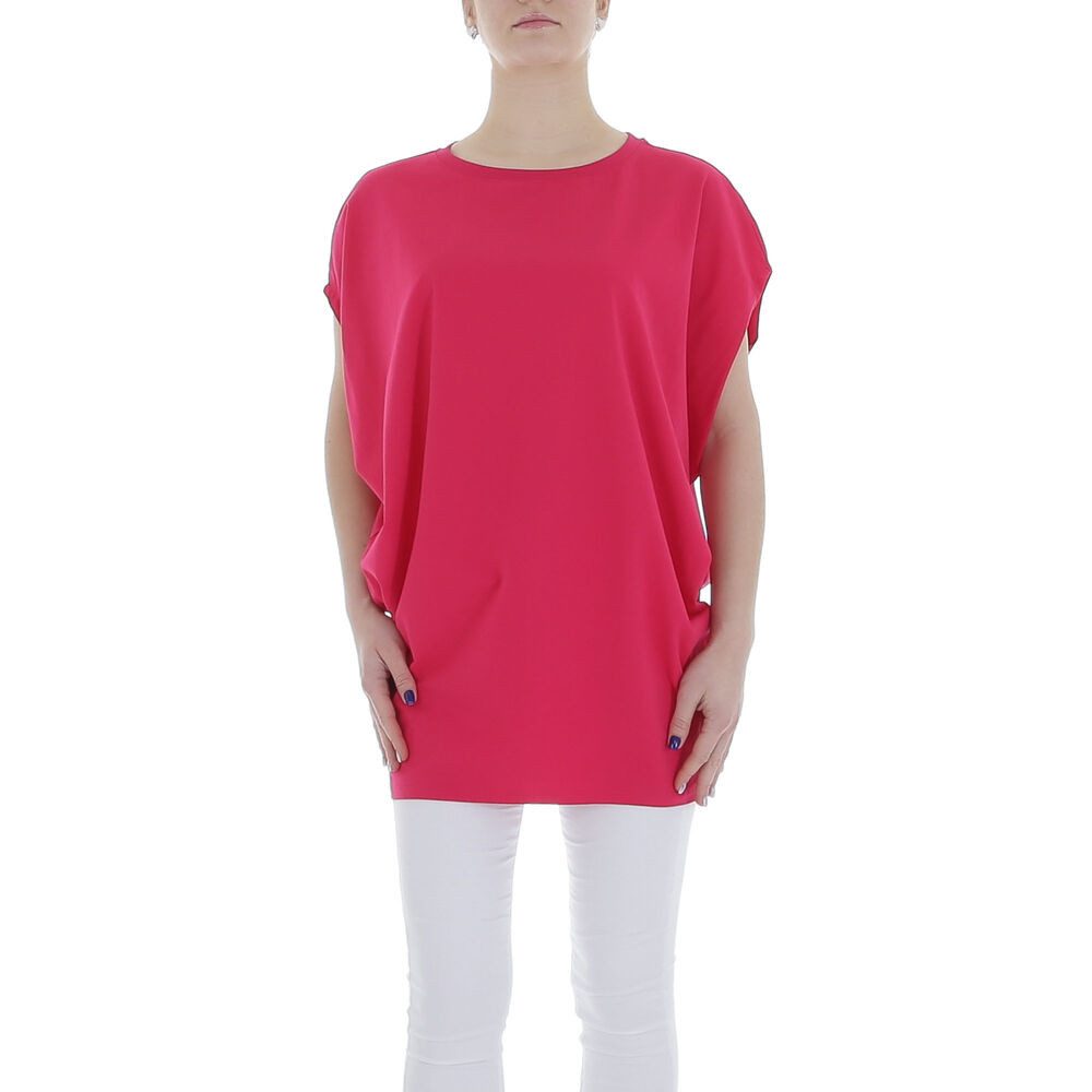 Ital-Design Tunikashirt Damen Freizeit (85987277) Stretch Top & Shirt in Pink