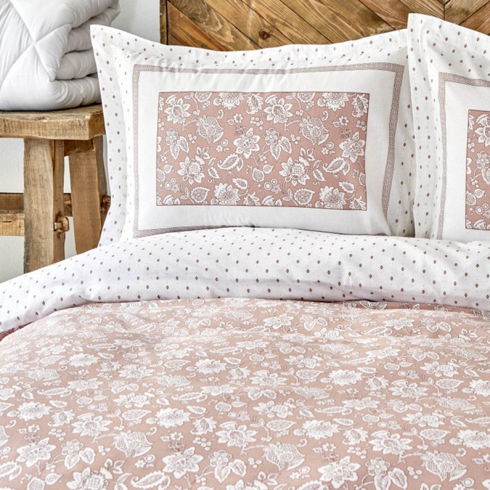 Karaca Home Bettwäsche Karaca Home Celerina Pink 100% Baumwolle Einzel Bett günstig online kaufen