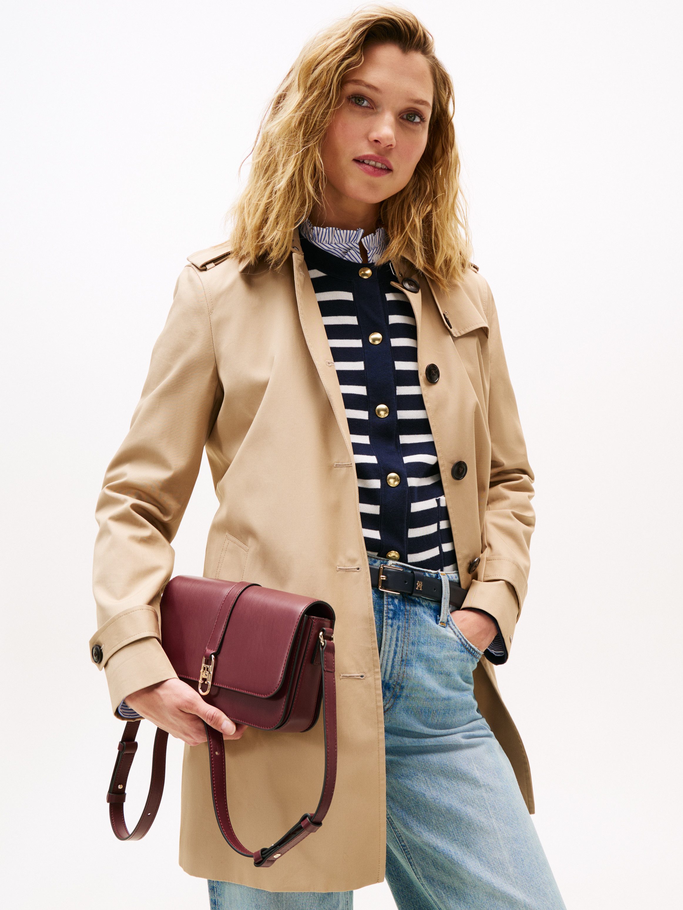 Tommy Hilfiger Umhängetasche TH LIBRE FLAP CROSSOVER, Damen Schultertasche, günstig online kaufen