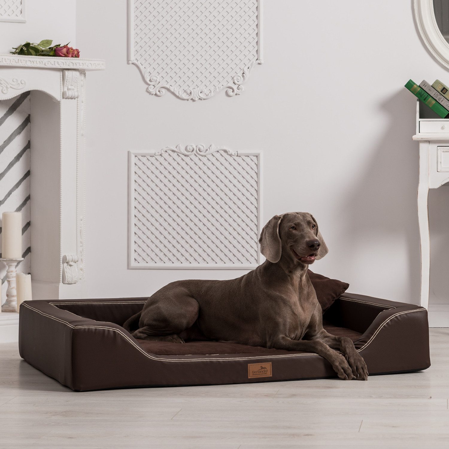 tierlando® Tierbett Orthopädisches LUXUS-Hundebett MELODY LATEX günstig online kaufen