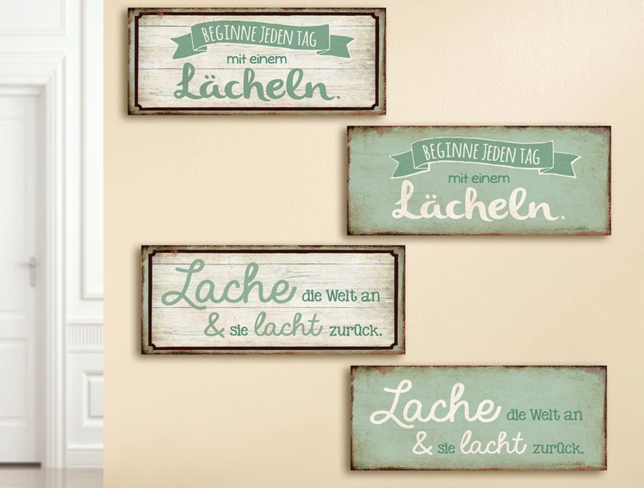 GILDE Wandbild, Sprüche, Vintage Retro Dekoschild günstig online kaufen