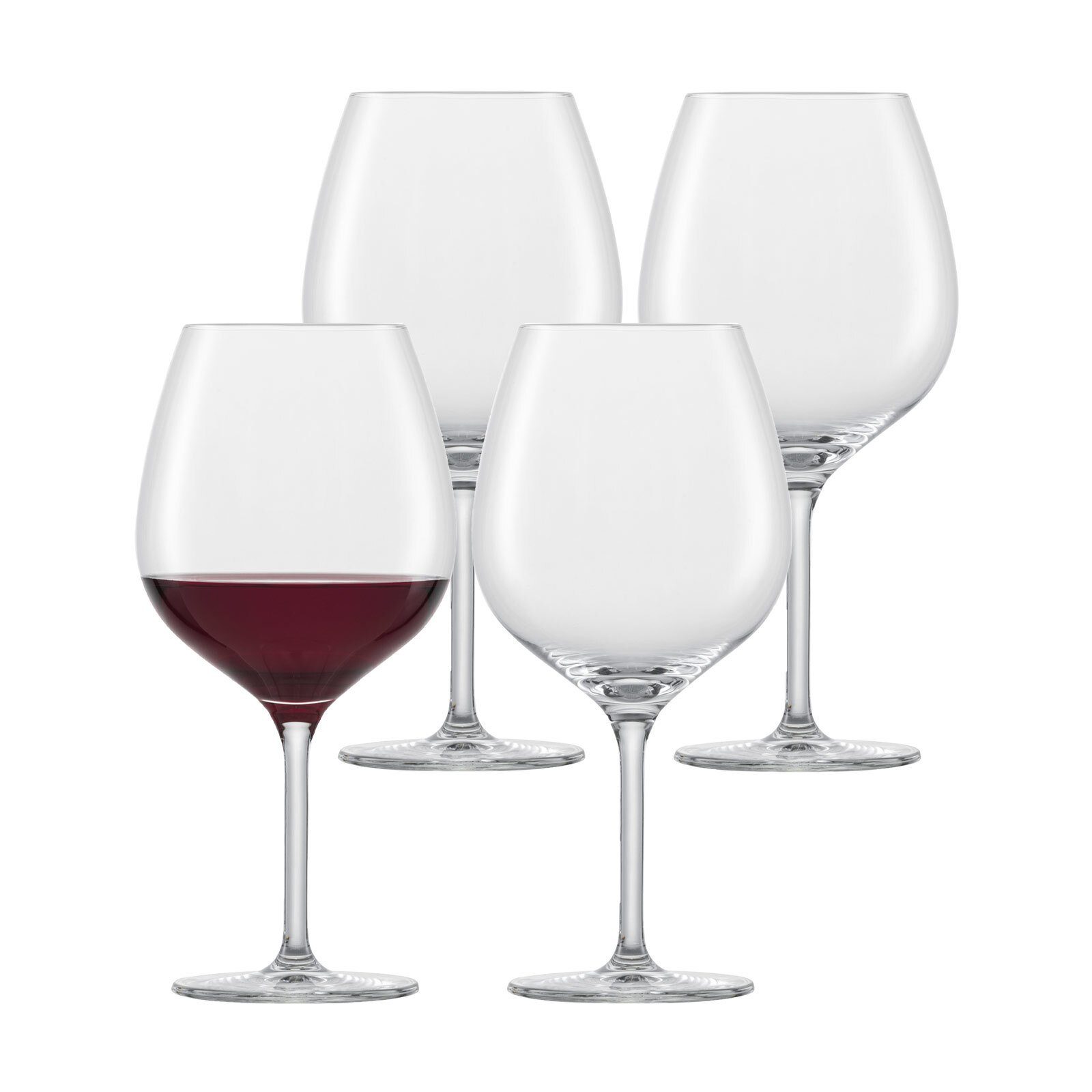 SCHOTT-ZWIESEL Rotweinglas For you Burgunder Rotweinglas 630 ml 4er Set, Glas