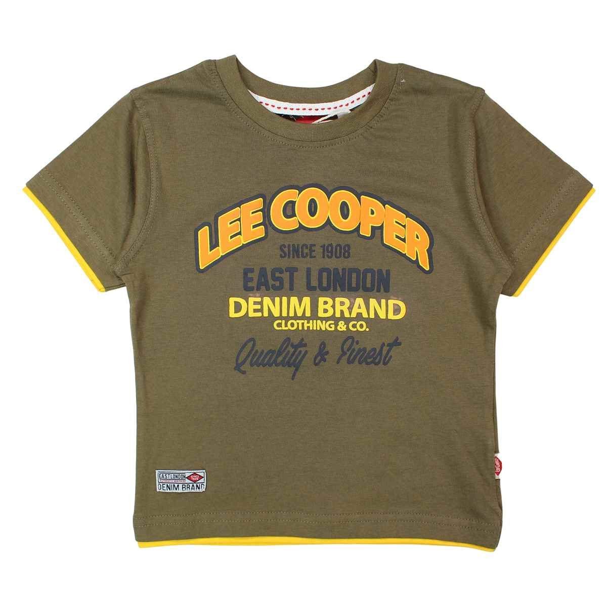 Print-Shirt Lee Cooper Kinder Jungen T-Shirt Kurzarm Shirt