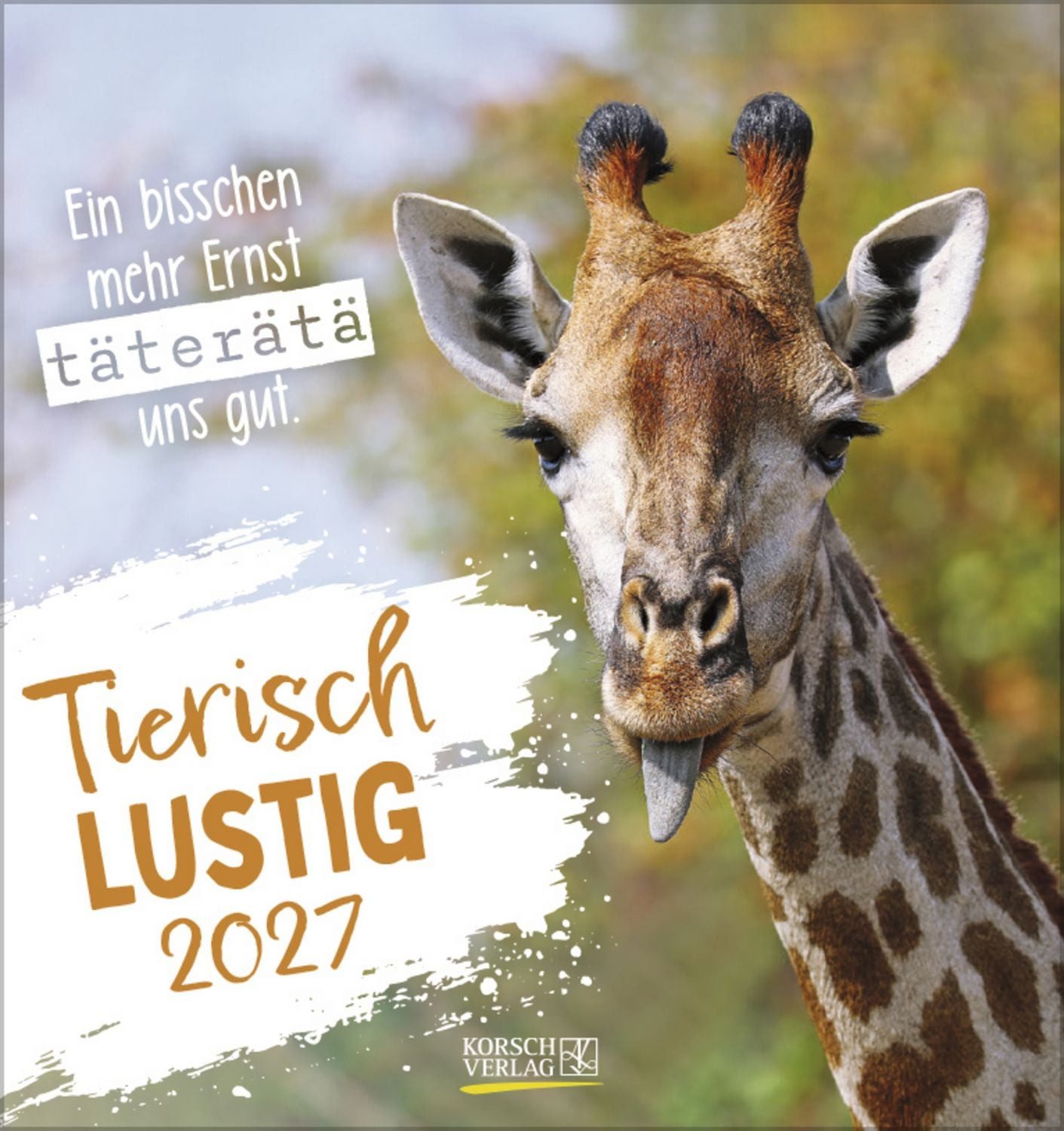 Korsch Verlag Terminplaner Tierisch lustig 2027