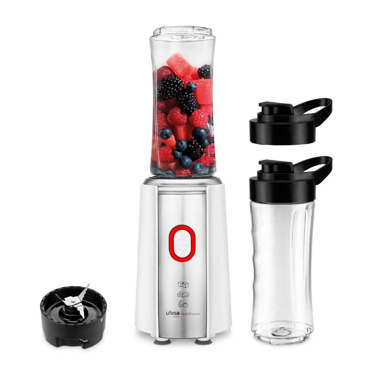 Ufesa Standmixer Standmixer UFESA NUTRIFUSION 1200W 2B Weiß Schwarz 1200 W 500 ml, 1200 W
