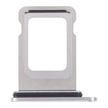 Wigento SIM + SIM Card Tray für Apple iPhone 14 Pro Max Ersatzteil Silber Tablet-Adapter, 0 cm