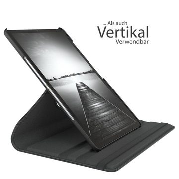 EAZY CASE Tablet-Hülle Rotation Case für Samsung Galaxy Tab S5e 10,5 Zoll, Hülle 360° drehbar mit Standfunktion Etui Anti-Kratz Tasche Schwarz
