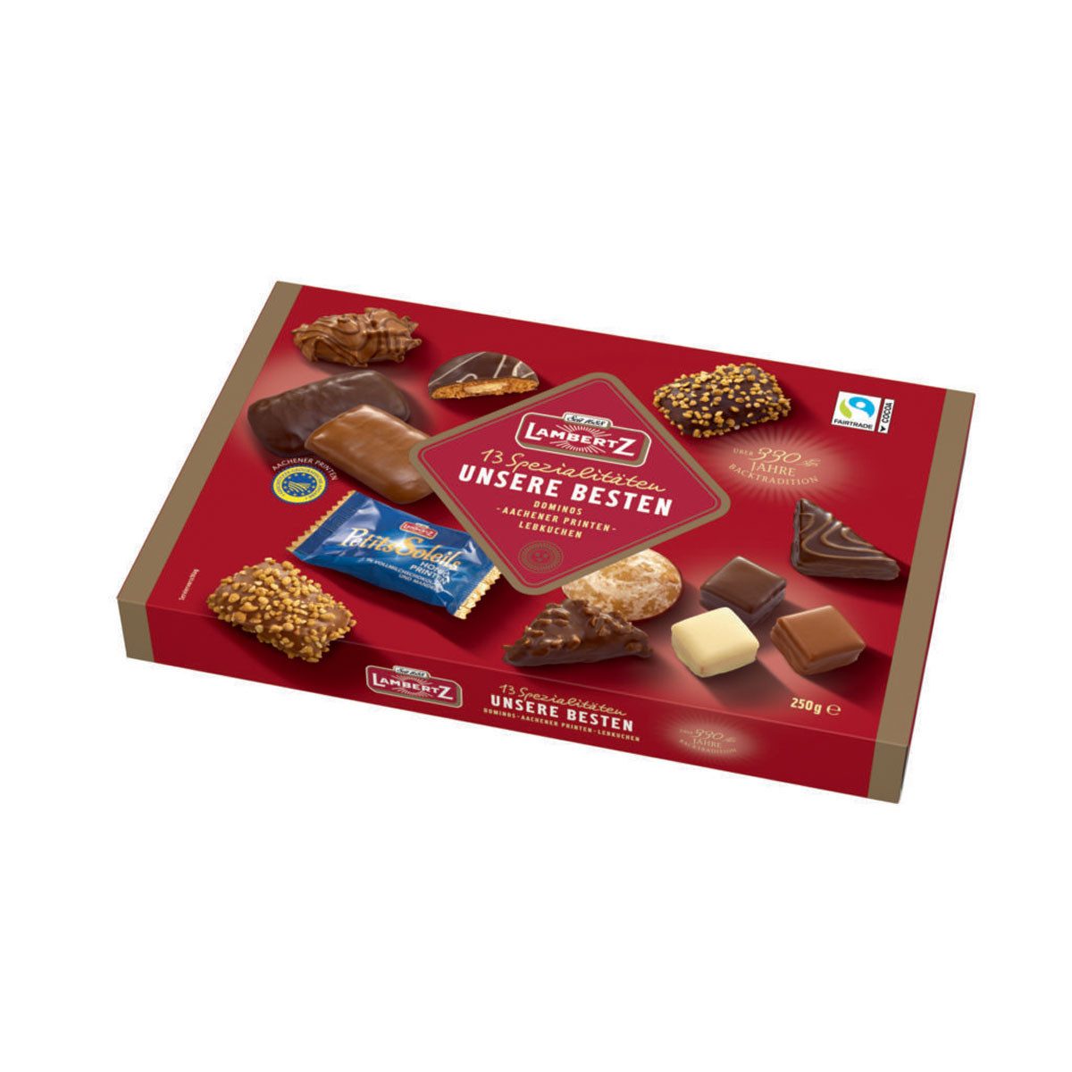 Lambertz Süßigkeit, Lambertz Besten Dominos Aachener Printen und Lebkuchen Mix 250g