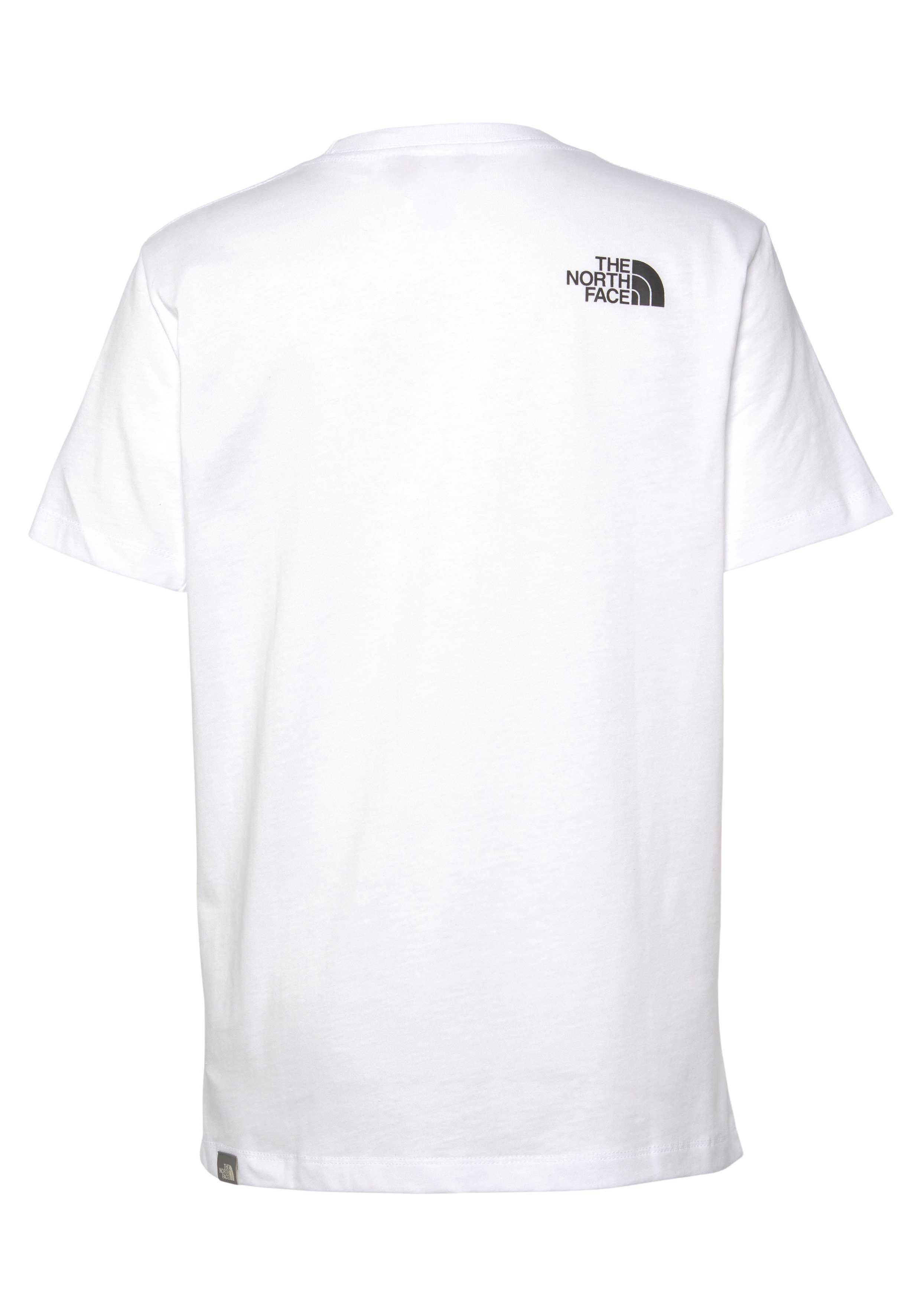 T-Shirt Kinder TEE für The white - North Face EASY