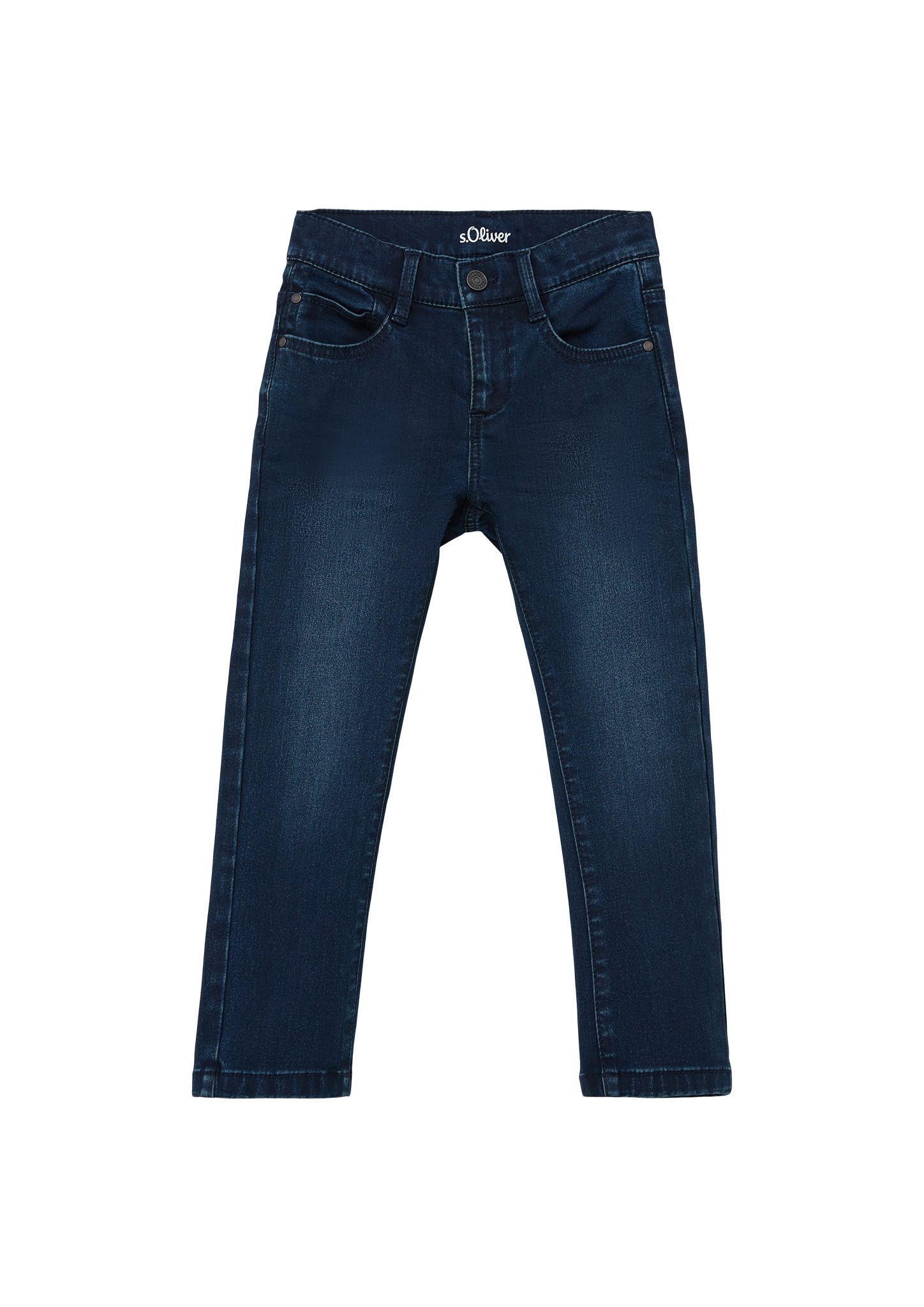 Pelle Straight s.Oliver Used-Look / Jeans / Leg Fit Mid / 5-Pocket-Jeans / Regular Waschung Rise Kontrastnähte,