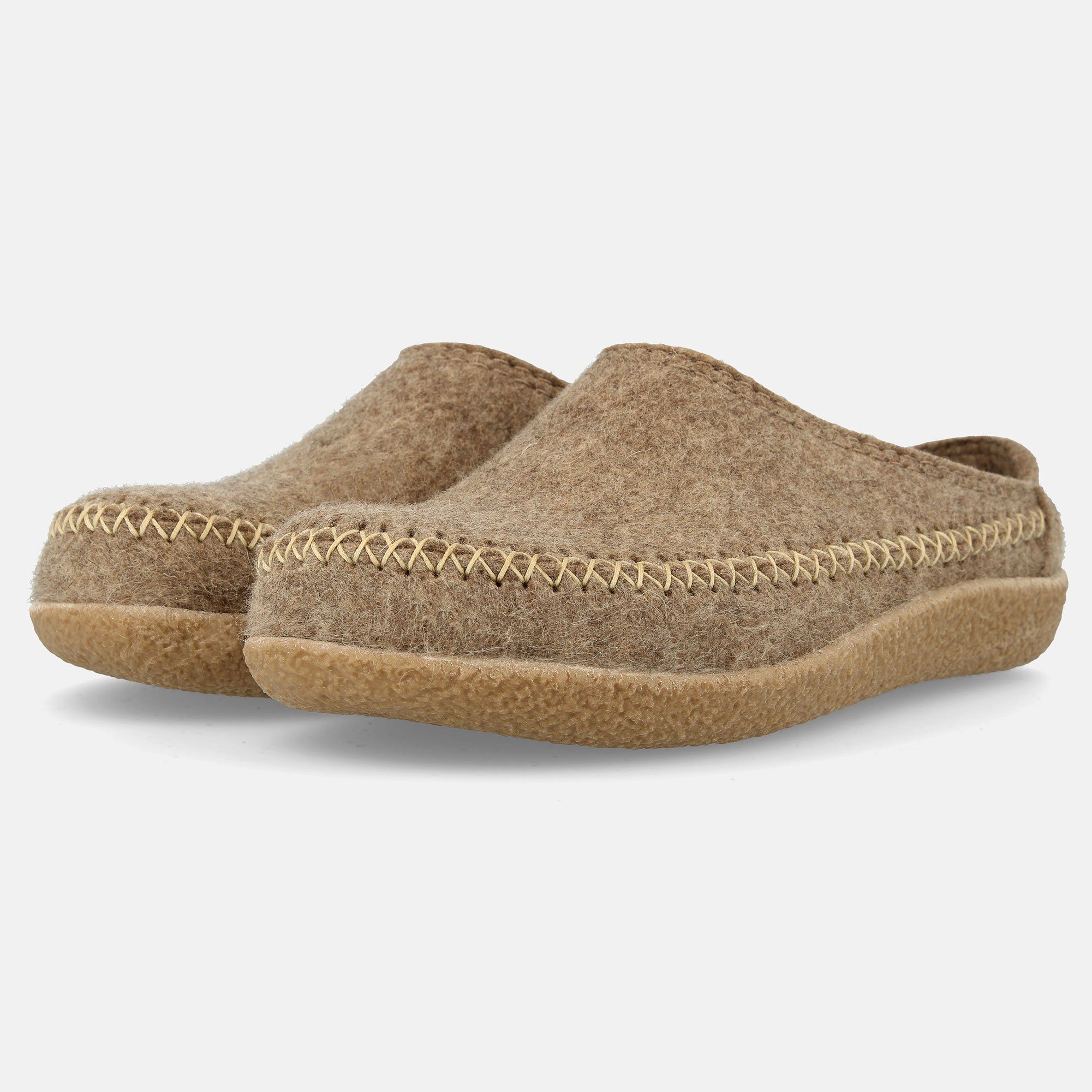 Haflinger Blizzard Credo Filzpantoffel mit Gummisohle Hausschuh Hausschuh – Bild 2 von 5