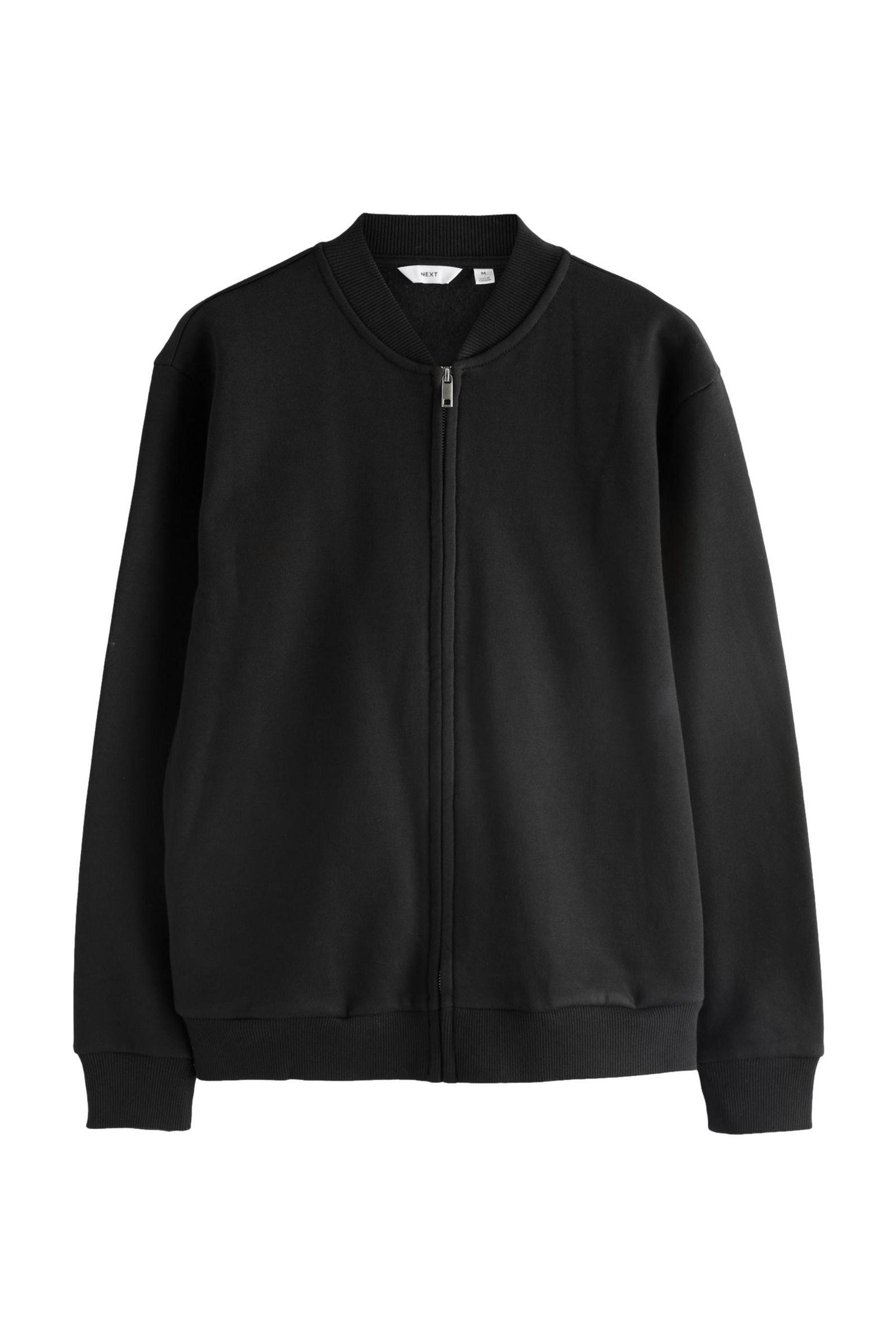 Next Bomberjacke Schwere Jersey-Bomberjacke mit Baumwollanteil (1-St)