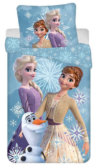 Kinderbettwäsche Frozen, Disney, Renforcé, 2 teilig