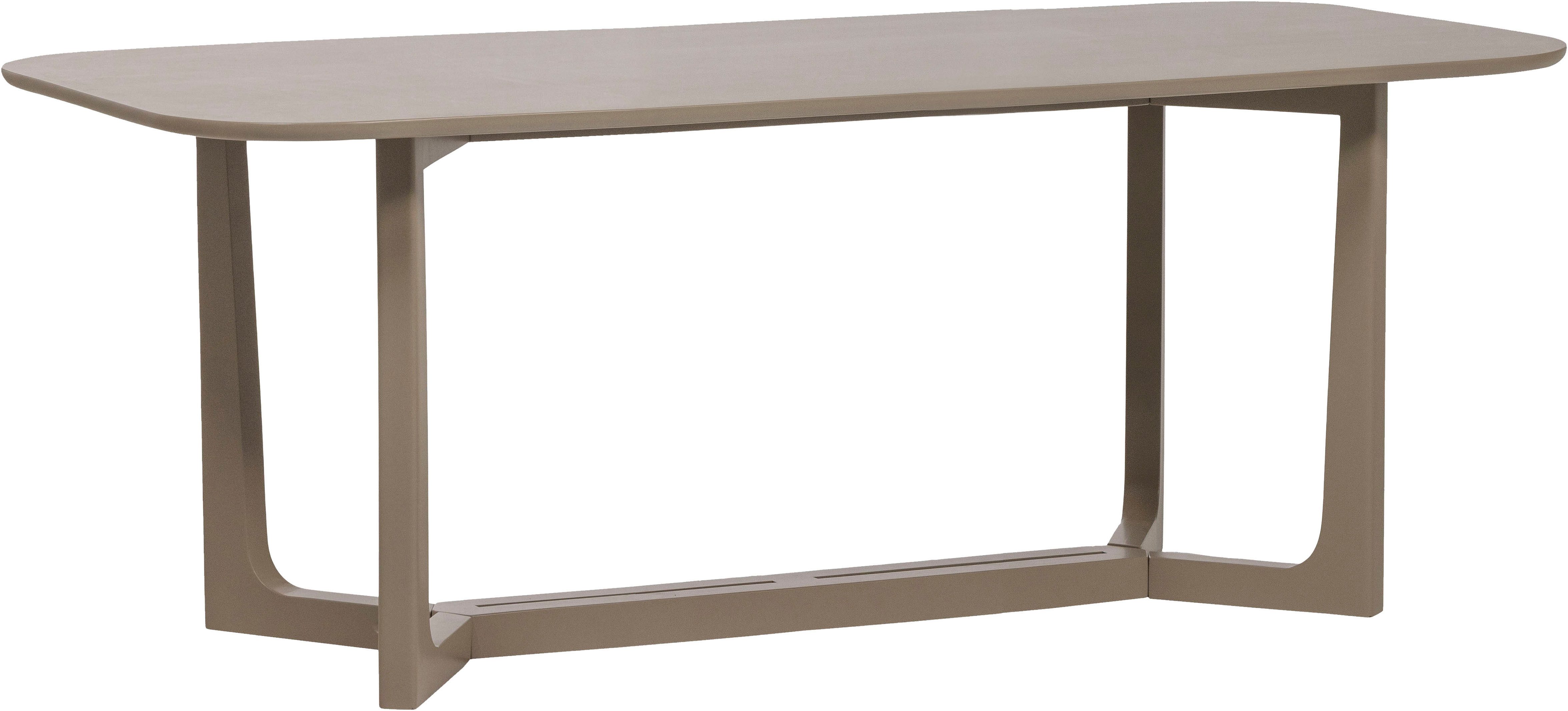 WOOOD Esstisch Ferion mit Massivmangoholz und modernem form B 240 x T 90 x H 76 cm, Tragkraft 100 kg, einfach zu montieren, sichtbare Maserung